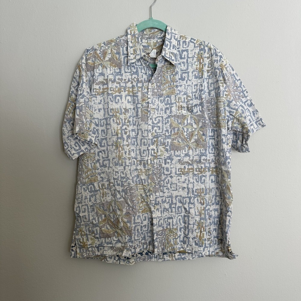 Vintage Cooke Street Honolulu Authentic Hawaiian Shirt. Men's XL